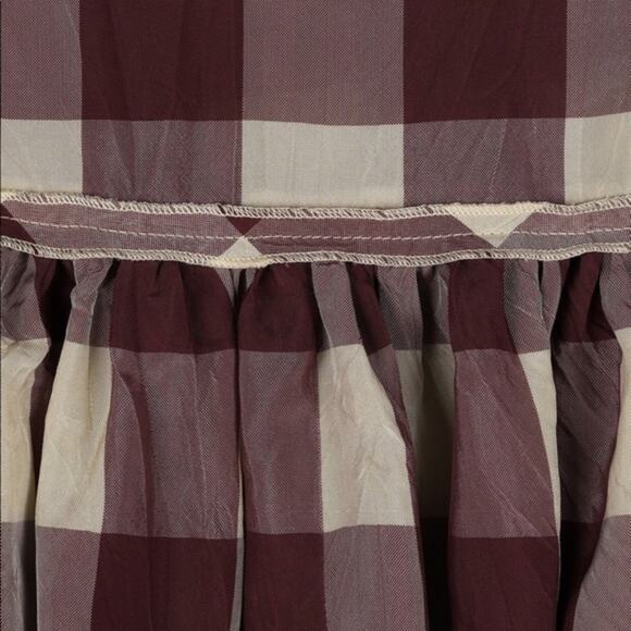 STELLA MCCARTNEY Drop Waist Check Dress Sz 12 - Picture 10 of 11